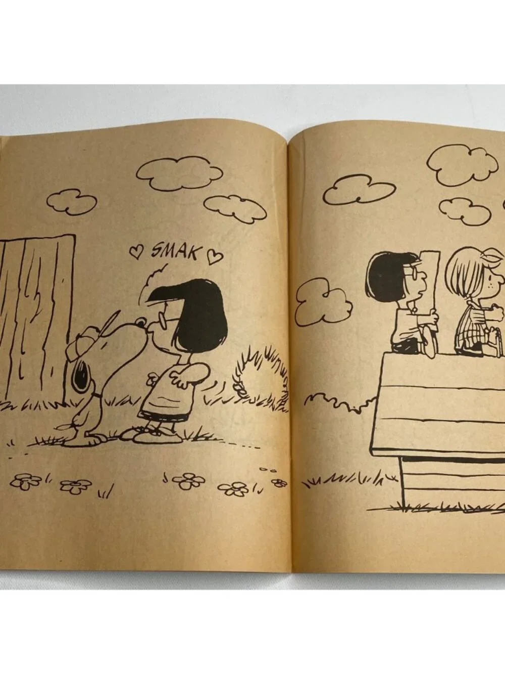 Vintage 1970s Peanuts Snoopy Coloring Books Set 4 Busy Day Fun Time Playtime